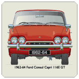 Ford Consul Capri 116E 1500GT 1962-64 Coaster 2